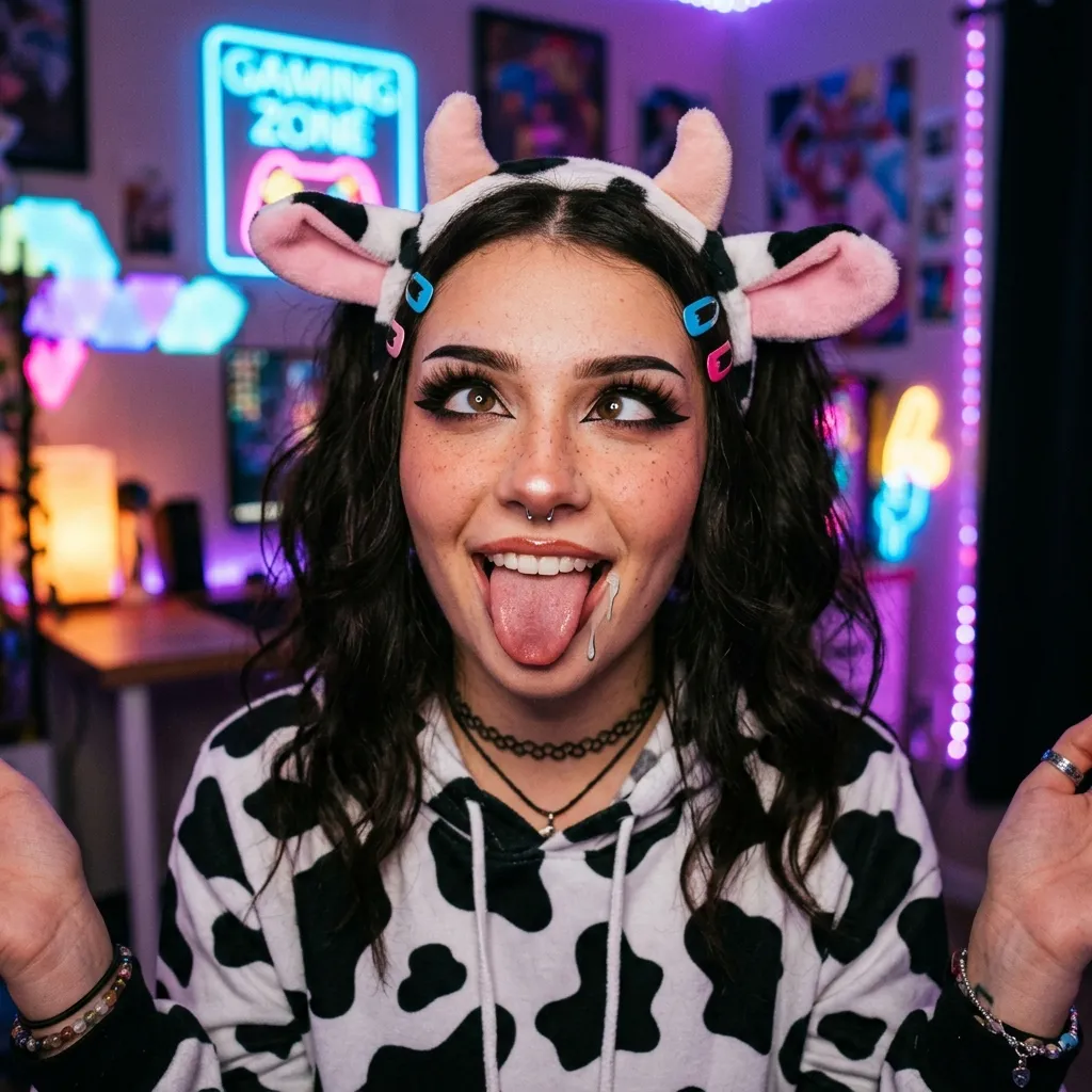 Аватарка Аниме аватарка из пака Пак Ahegao #2. Коровкодевочки - вариант оформления профиля