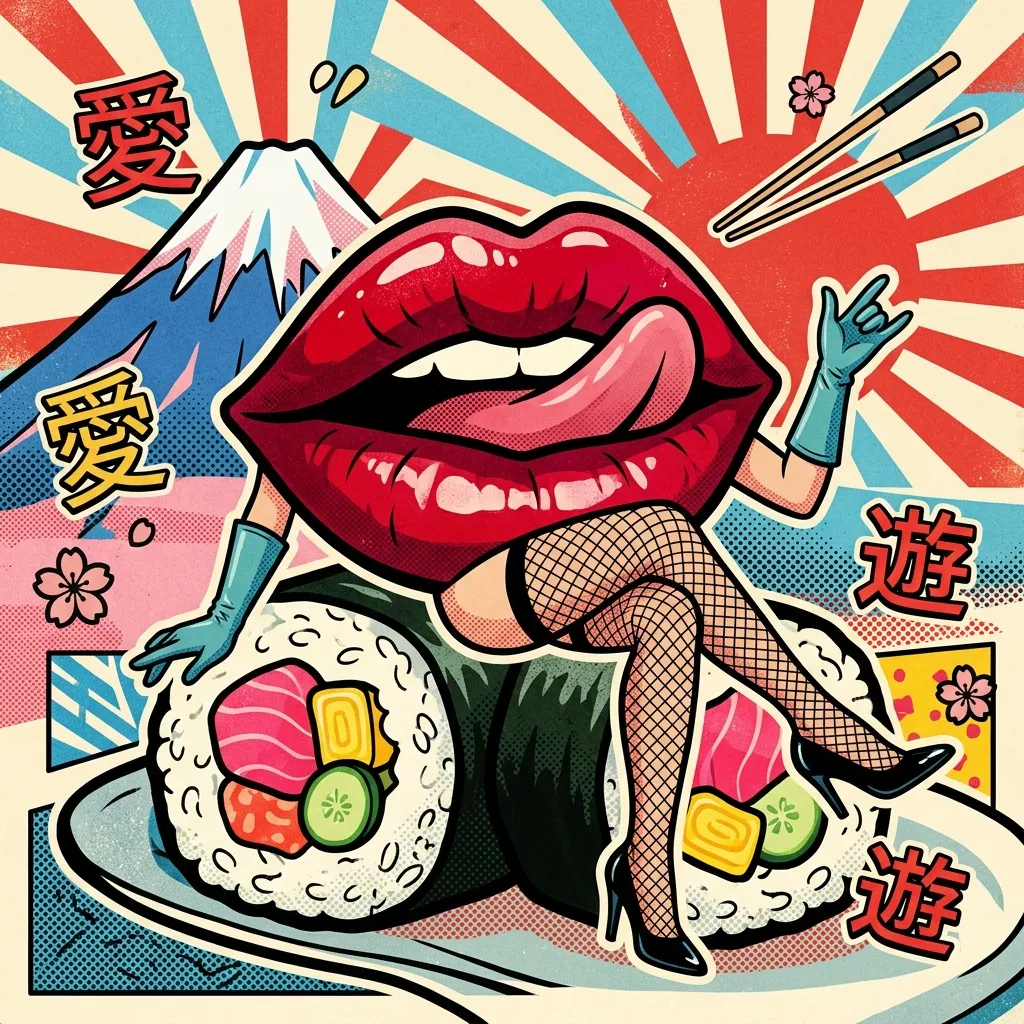 Аватарка Аватарка Губы: Culture japan из пака Аватарки-губки - вариант оформления профиля