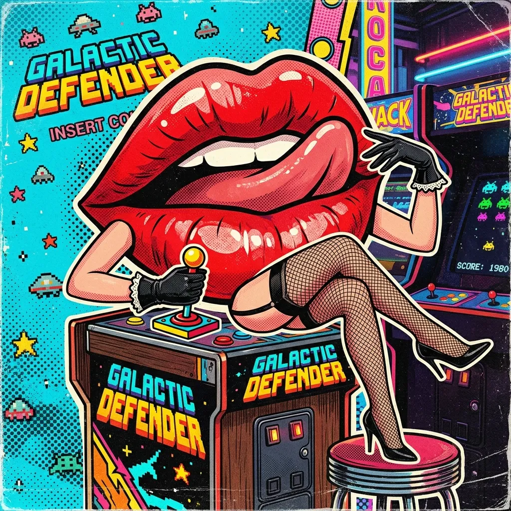 Аватарка Аватарка Губы: Arcade из пака Аватарки-губки - вариант оформления профиля