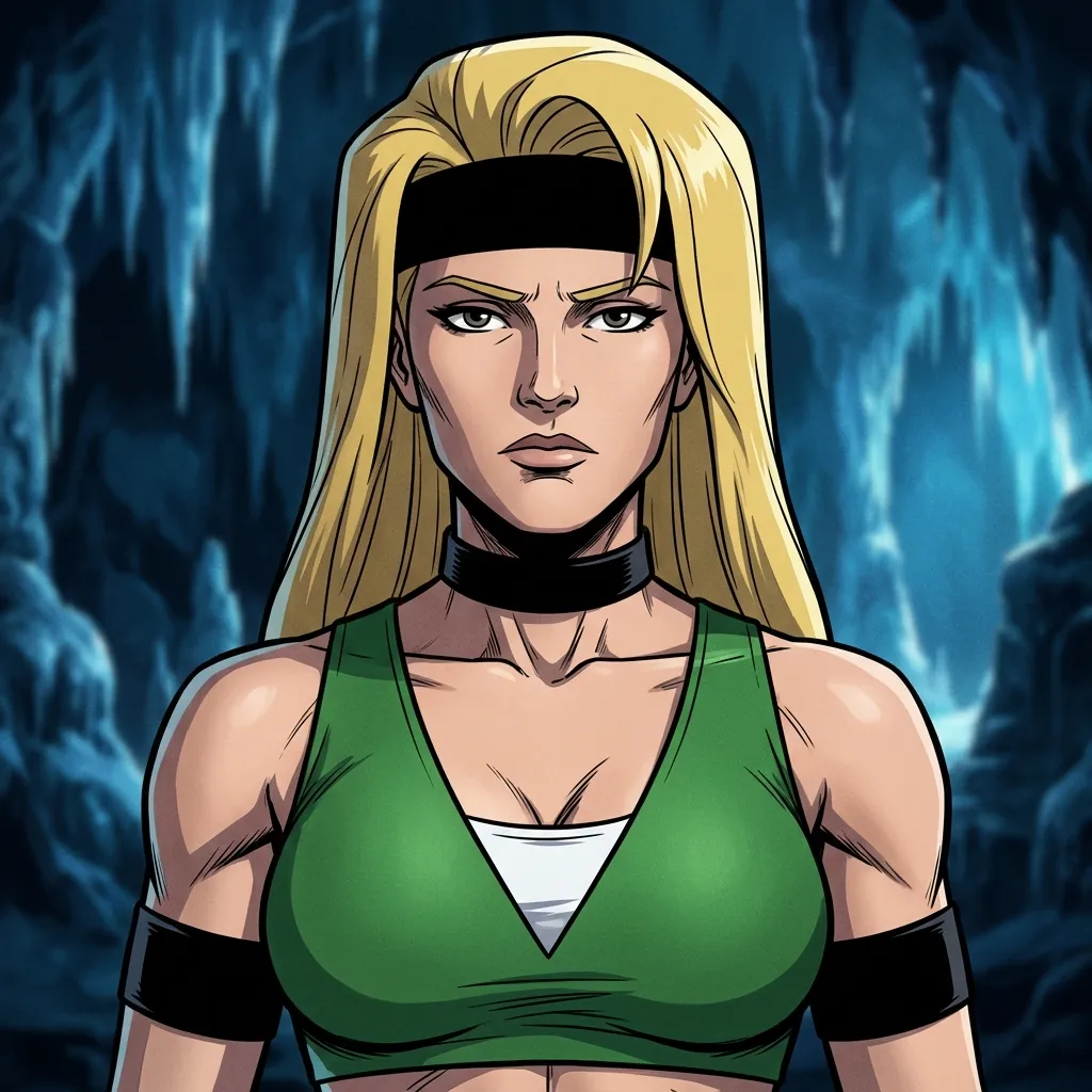 Аватарка Аватарка Mortal Kombat: Соня Блейд из пака Mortal Kombat: Defenders of the Realm - вариант оформления профиля