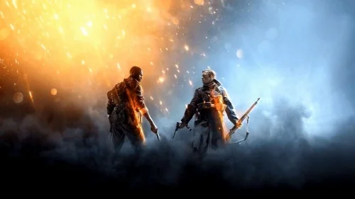 Солдаты в бою в Battlefield 1