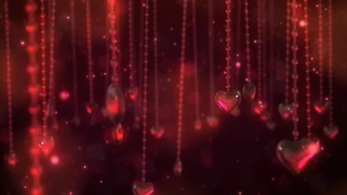 Фон с сердцами Chains of Love