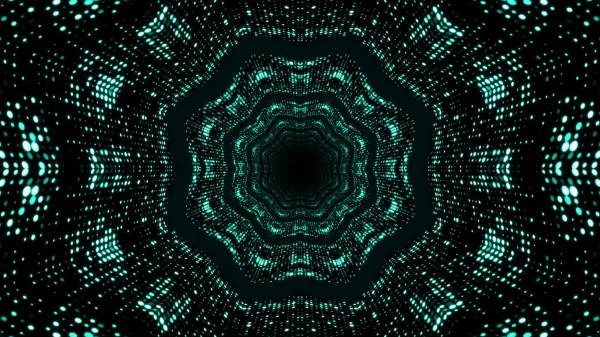 Зелёный Туннель из Точек