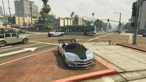 Парковка из GTA 4 с машиной