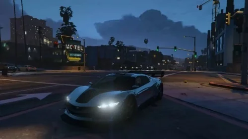 Ночной город из GTA 4