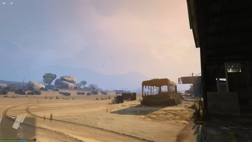 Презентация GTA 5 в пустыне