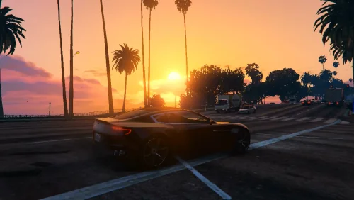 Презентация спортивного автомобиля из GTA 5