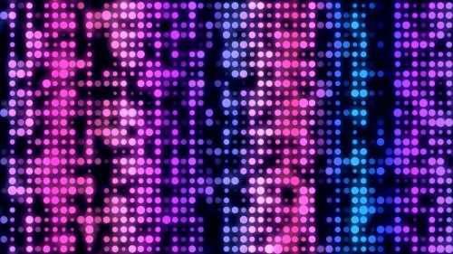 Анимированные розово-фиолетовые точки
