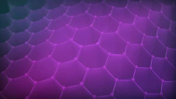 Фиолетовый Гексагональный Узор для Потока