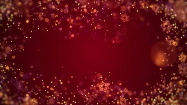 Красный рождественский фон с боке