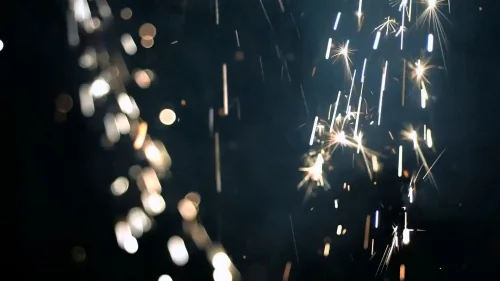 Анимация фейерверков Sparkler Tails