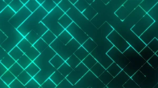 Бирюзовые цифровые линии