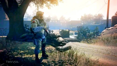 Солдат Warface в пустыне